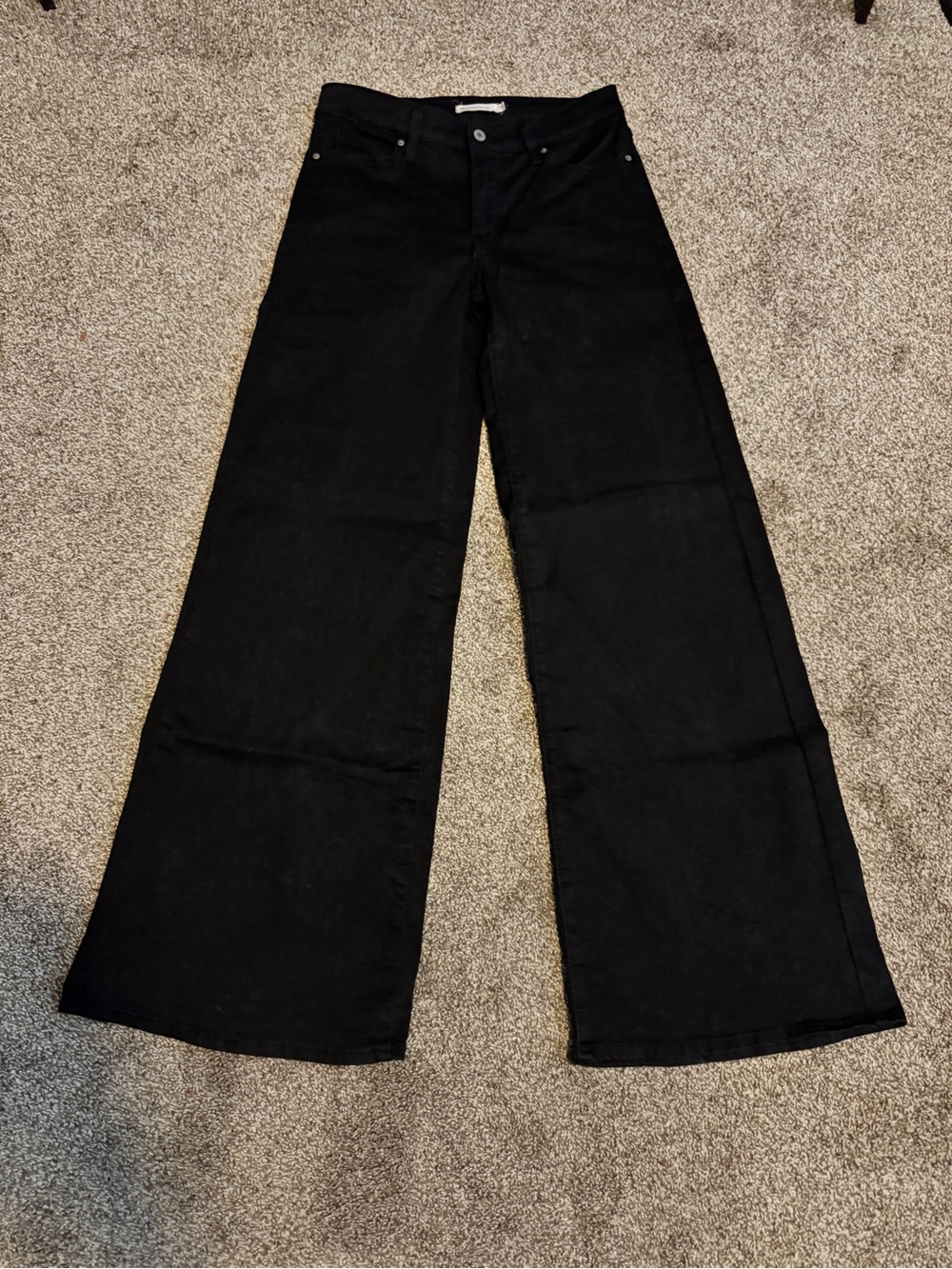 Levi's Black Wide-Leg Women's Jeans